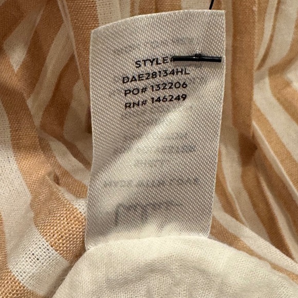 Lulu's Beach Town Bound Ivory Striped Pleated Midi Dress, Size Small, Worn Once! - Picture 13 of 14